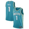 Charlotte Hornets LaMelo Ball Jordan 2023-24 City Edition Teal Miesten Pelipaidat Swingman